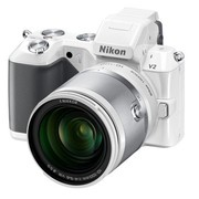 尼康 V2 微单套机 白色(VR 10-100mm f/4-5.6 镜头)