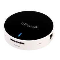 趋势 WP601 iShare爱分享 WiFi数据共享器 无线路由 移动电源 黑色产品图片主图