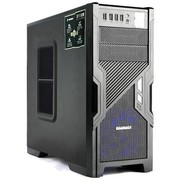 GAMEMAX 魔骑士 中塔机箱(原生USB3/活性炭钢/SSD/长显卡/背走线/侧透/LED风扇)黑色