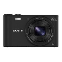 索尼 DSC-WX350 数码相机 黑色产品图片主图