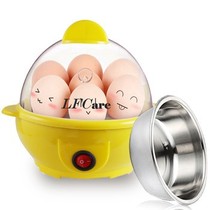 莱弗凯 ZDQ-301-A快速煮蛋器 蒸蛋器 送不锈钢蒸碗 黄色+不锈钢碗产品图片主图
