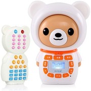 知识花园 益智玩具 太空熊早教机故事机T9 Mp3婴幼儿童玩具(4G内存卡带摇控器)白色