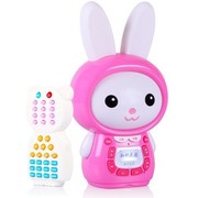 知识花园 带显示屏 糖果兔P1 Mp3婴幼儿童早教故事机(4G内存卡带摇控器)粉色