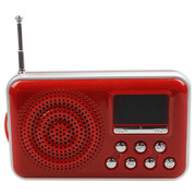 金正 K18(MDT-9960)红色 迷你插卡音箱便携式移动电脑音箱  扩音器 插卡音箱