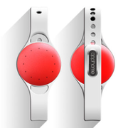 apphome 时尚智能运动手环运动追踪器蓝牙动动手环苹果智能计步器 经典红