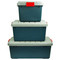 沃特斯 车载储物箱 汽车收纳箱 后备车用整理箱 高强加厚 推荐-限量版墨绿 RV-600B中号*绿色产品图片1