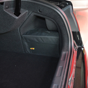 车翼 东风雪铁龙C5改装专用后备箱储物箱整理箱收纳置物专车专用 左右无盖一对+配套后备箱垫