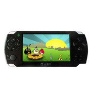 小霸王 智能掌上PSP游戏机S100 双核主频掌机4.3寸屏带摄像安卓系统WIFI上网 黑色 标配4G版本