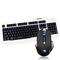 新盟 曼巴狂蛇7D宏定义鼠标 有线键盘套装 游戏键鼠套装 LOL CF游戏键鼠套 狂蛇黑+K18三色发光+垫产品图片2