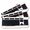 新盟 曼巴狂蛇7D宏定义鼠标 有线键盘套装 游戏键鼠套装 LOL CF游戏键鼠套 狂蛇黑+K18三色发光+垫产品图片3