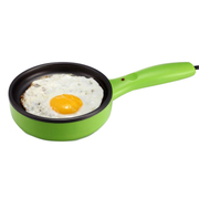 其他 速热奇SRQ-845电煎锅煎蛋器煮蛋器蒸蛋器煮蛋煎蛋多功能早餐机3种颜色5个款式可选 果绿