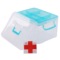 禧天龙 多功能家用塑料药箱 密封急救箱家庭医药盒子 冰蓝8升 6173产品图片2