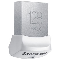 三星  Fit 128GB USB3.0 U盘 读130M/s 白色小巧产品图片主图