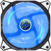 安钛克 F19 蓝色 机箱风扇 (12cm/磨砂蝠翼扇/LED灯/静音)