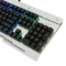 三巨 SKU833 机械键盘银黑色RGB水晶青轴标准版产品图片2