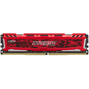 英睿达 铂胜运动LT系列DDR4 2400 16G台式机内存 迷彩红