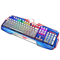 宜博 K729 RGB机械键盘 美国队长版 青轴