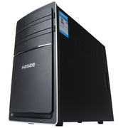 神舟  新瑞E20 D7S 商用台式电脑主机 (赛扬双核G1840 4G 1T HDD)黑