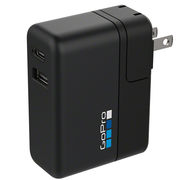 GoPro Supercharger 双端口充电器(适用于所有  摄像机及其他 USB 设备)