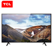 TCL L43P1A-F 43英寸 海量影视资源同步院线智能LED网络平板电视机(黑)