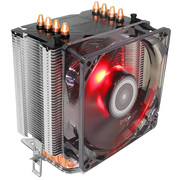 安钛克  战虎A40 红光版 CPU散热器 (支持锐龙AMD AM4平台/多平台散热器/风冷/四热管/LED红光风扇)