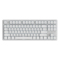 987 德国原厂cherry轴体 有线/蓝牙双模式 87键PBT键帽白色机械键盘 青轴 白色背光产品图片1