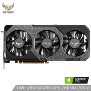 华硕 电竞特工TUF3-GeForceGTX1660SUPER-O6G-GAMING1660SOC14000MHz游戏专业显卡6G