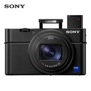 索尼 DSC-RX100M6黑卡数码相机1英寸大底蔡司24-200mmF2.8-4.5镜头4K视频触摸对焦黑卡6
