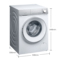 西门子 10公斤洗烘一体变频滚筒洗衣机7kg烘干白XQG100-WN54B2X00W产品图片3