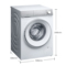 西门子 10公斤变频滚筒洗衣机XQG100-WG54B2X00W产品图片4