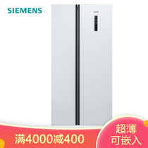 西门子 502升变频风冷无霜对开门冰箱超薄简约设计白色BCD-502WKA50NE20TI产品图片主图