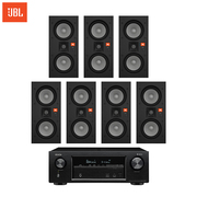 JBL Studio255IW+天龙X1500音响音箱家庭影院7.0声道功放嵌入式吸顶喇叭防潮蓝牙立体环绕声