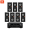 JBL Studio255IW+天龙X1500音响音箱家庭影院7.0声道功放嵌入式吸顶喇叭防潮蓝牙立体环绕声产品图片1