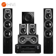 惠威 D50HT+Sub10G+天龙X518功放音响家庭影院套装5.1声道HIFI木质客厅电视落地音箱