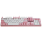 雷柏 V500PRO草莓牛奶背光游戏机械键盘产品图片1