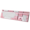 雷柏 V500PRO草莓牛奶多模版有线无线背光游戏机械键盘产品图片3